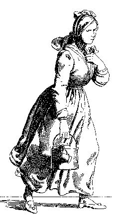 E.Bosa -Trzaske nose-Mlekarica-litografija 1835 CMSA
